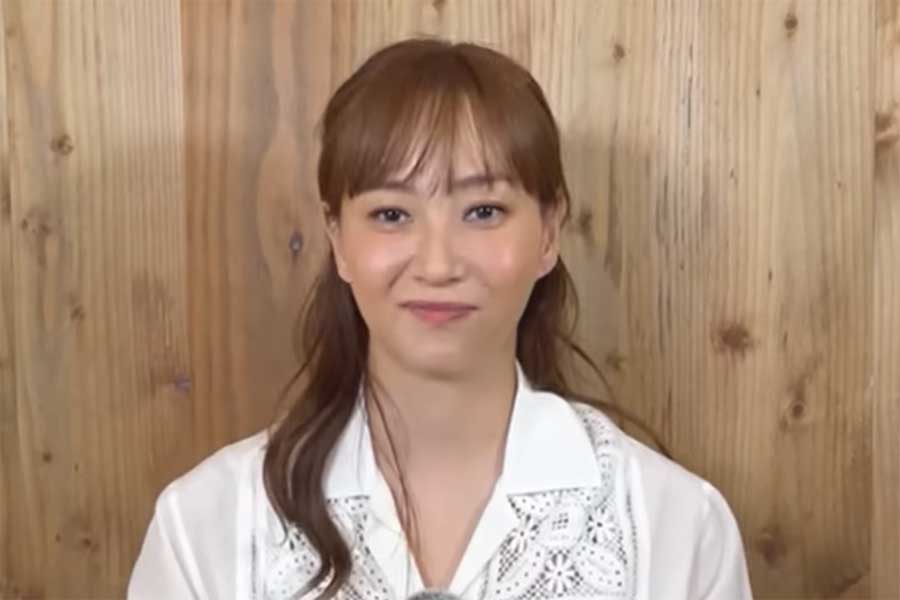 人気タレントの藤本美貴さん（スクリーンショット）