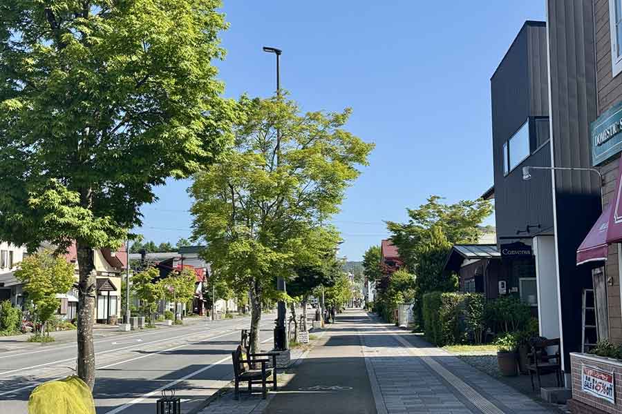 車道や歩道がきちんと分けられている日本の街並み（写真はイメージ）【写真：写真AC】