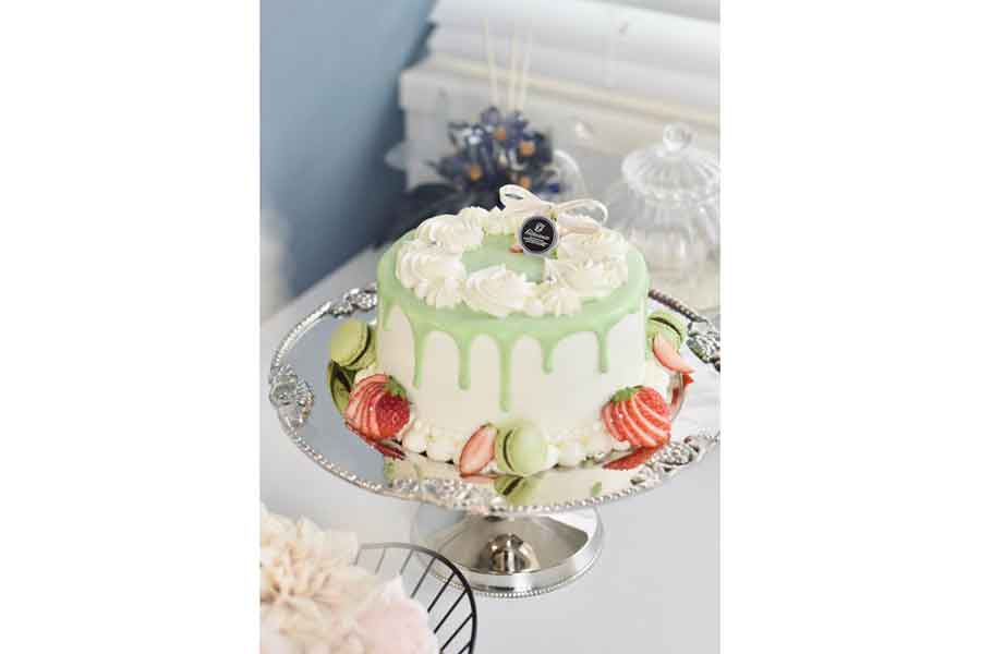 自身の誕生日に作ったケーキも美しい！【写真提供：ぷん（@Pum_Jeunesverts）さん】