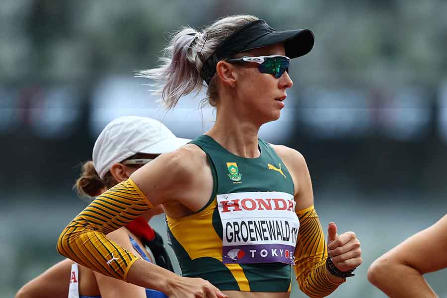 ジェシカ・グルーネヴァルト選手【写真：Aflo】