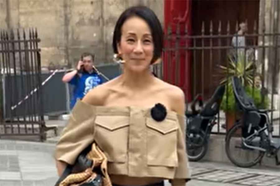 中村江里子さん(スクリーンショット)