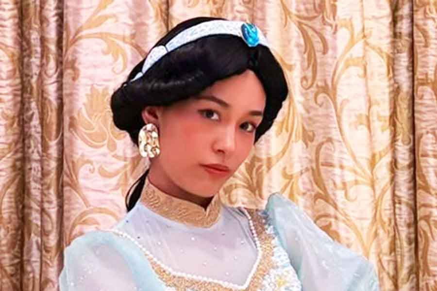 仮装して「ディズニー・ハロウィーン」を楽しんだShioriさん【写真提供：Shiori（@hgwt_hm）さん】