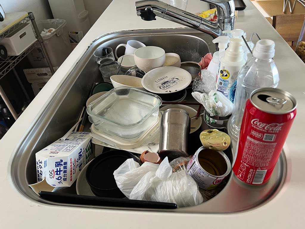 “放置された台所”にがく然【写真提供：投稿者】