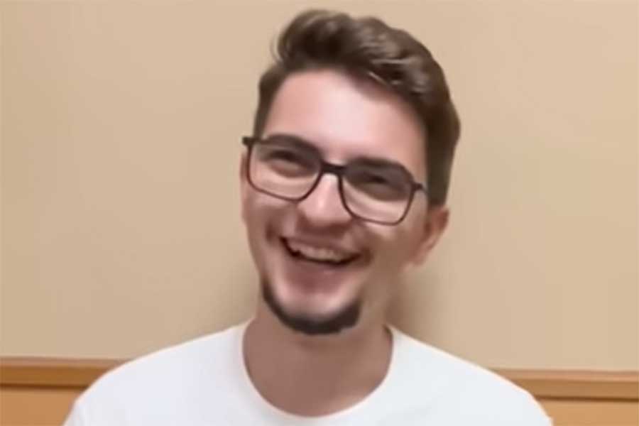 コソボ共和国から日本へ来たアルベさん（スクリーンショット）