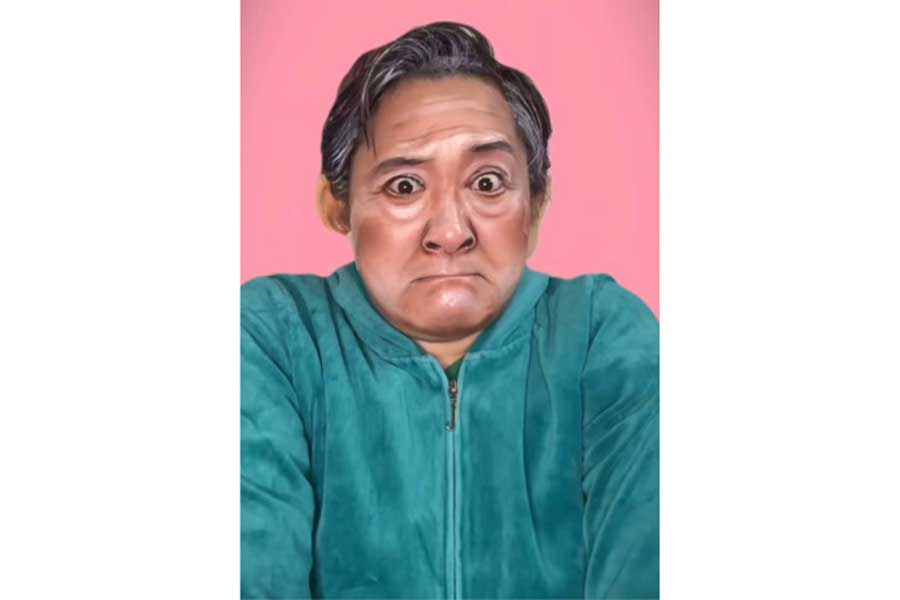 表情まで完コピするKahokoさん（スクリーンショット）