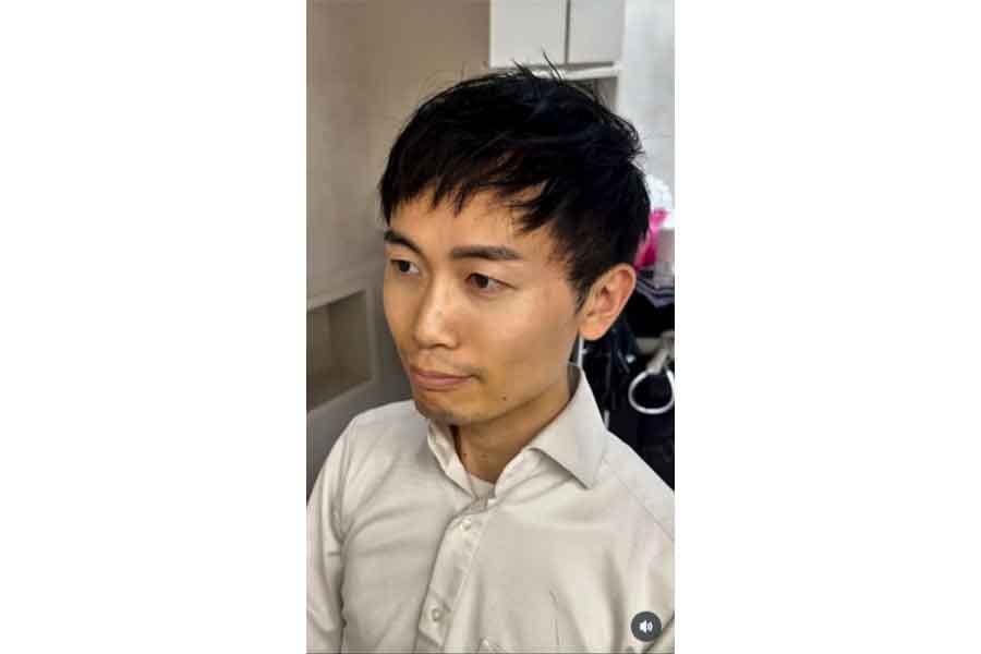 爽やかで清潔感のあるヘアスタイルに変身（スクリーンショット）