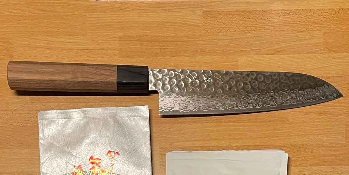 東京で購入した包丁【写真提供：フィリッポ】