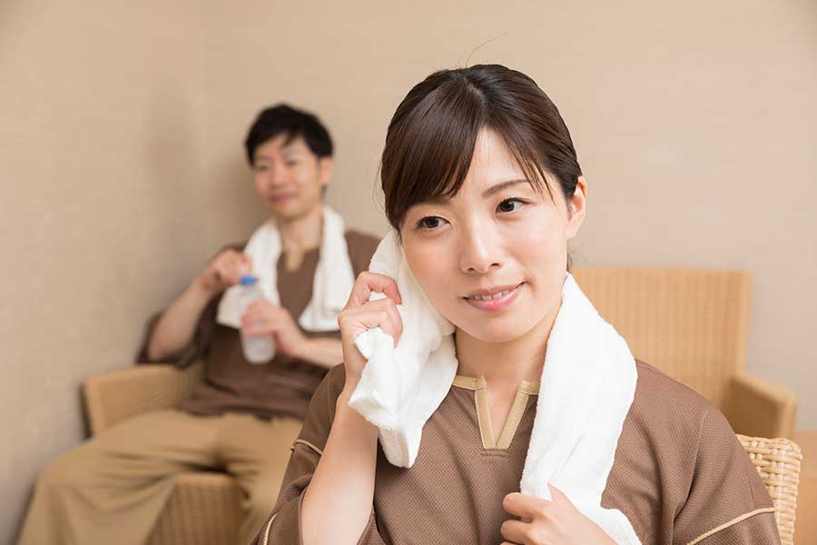 大浴場以外でも周囲へ配慮を写真はイメージ）【写真：PIXTA】