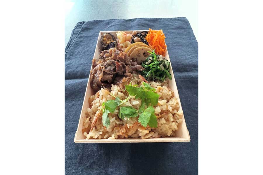 作り置きを活用した6日の手作り弁当(スクリーンショット)