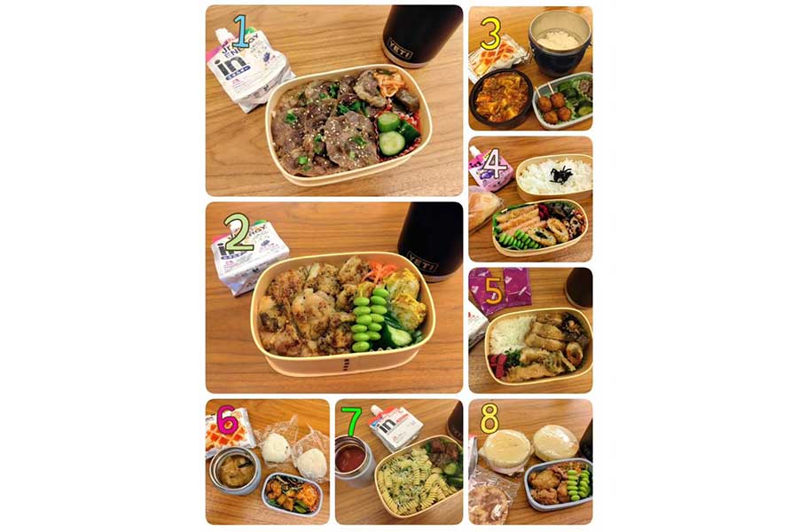 副菜は、冷凍枝豆とキュウリの浅漬けを活用（スクリーンショット）