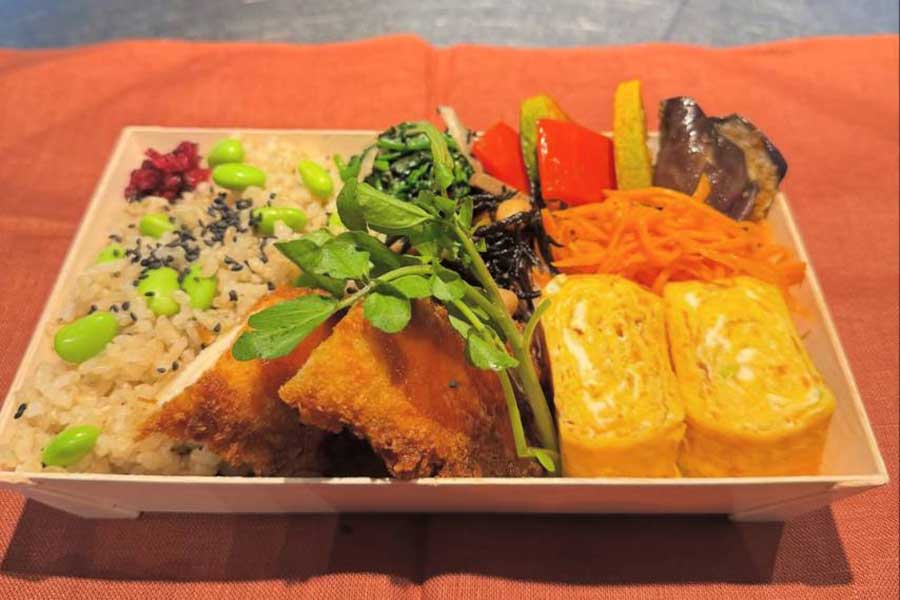 野菜たっぷり! 滝沢眞規子さんの手作り弁当(スクリーンショット)