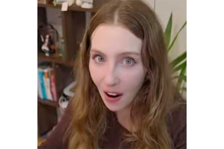 日本の技術に感激したエヴァさん（スクリーンショット）