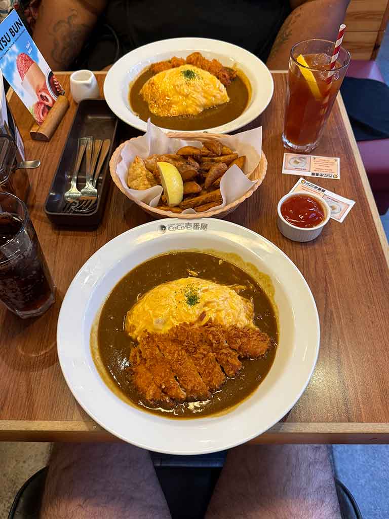 イギリス・ロンドンにあるココイチでの一枚【写真提供：デイビッド】