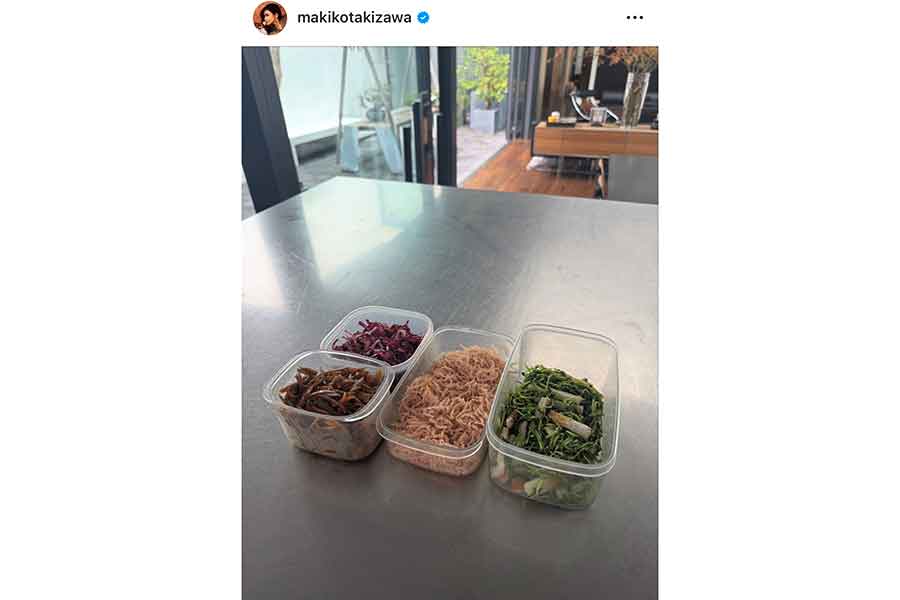 見た目も鮮やかな滝沢眞規子さんの作り置き（スクリーンショット）