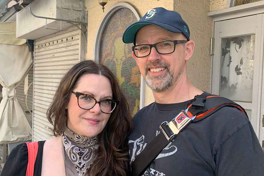 アメリカから来た（左から）タビサさんとジャックさん【写真：Hint-Pot編集部】