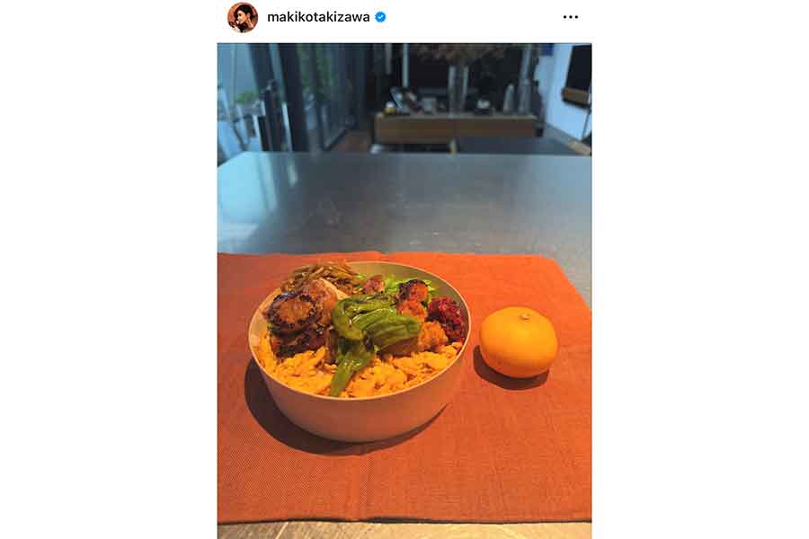 滝沢眞規子さんが作ったお弁当（スクリーンショット）