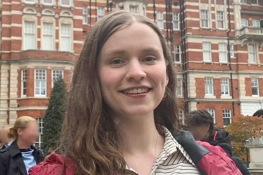 ニューキャッスルから来たヘレンさん 【写真：Hint-Pot編集部】