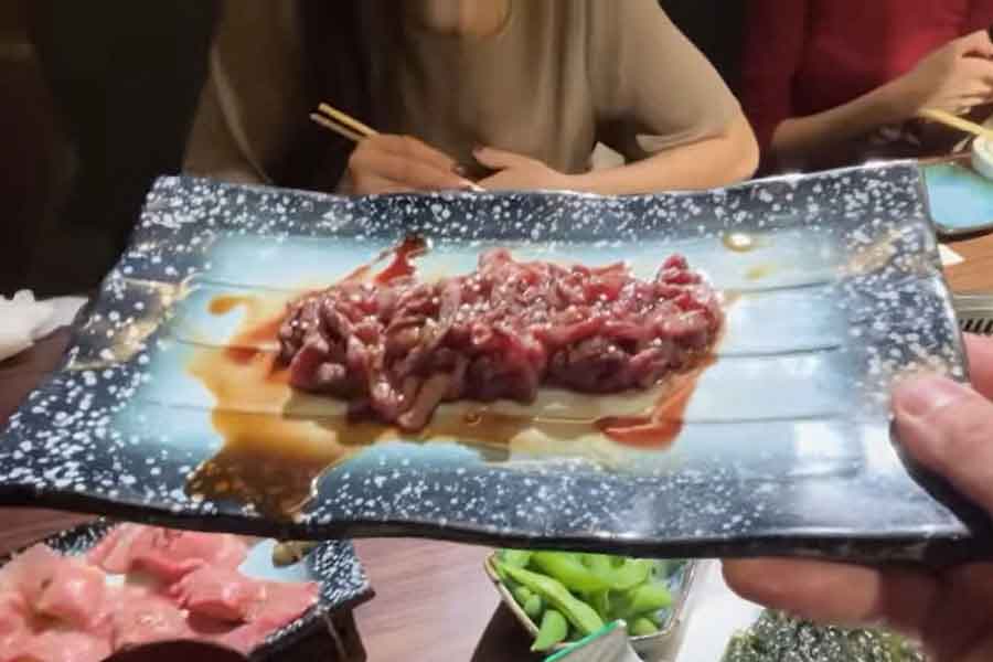 和牛のユッケに感動（スクリーンショット）