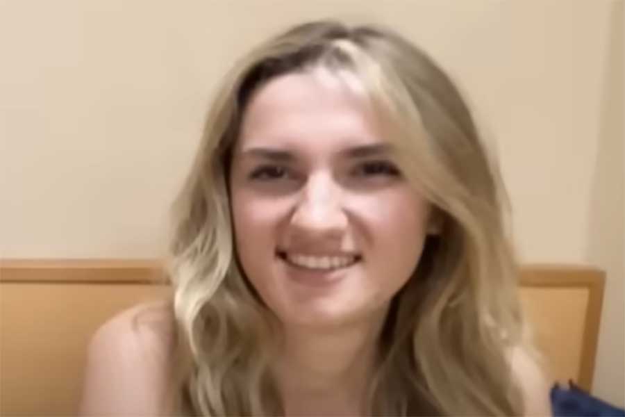 コソボ共和国出身のアンゾさん（スクリーンショット）