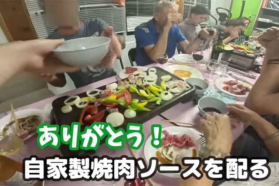 日本の焼肉に感動（スクリーンショット）