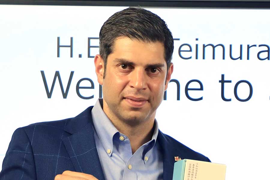 ジョージア大使のティムラズ・レジャバさん【写真:産経ビジュアル】