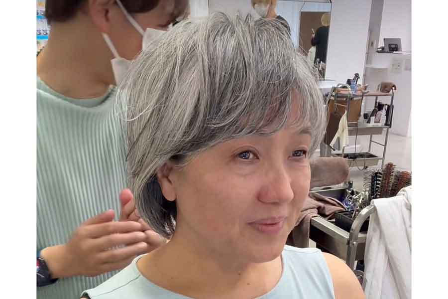 トップにボリュームを出した上品ショートに(スクリーンショット)