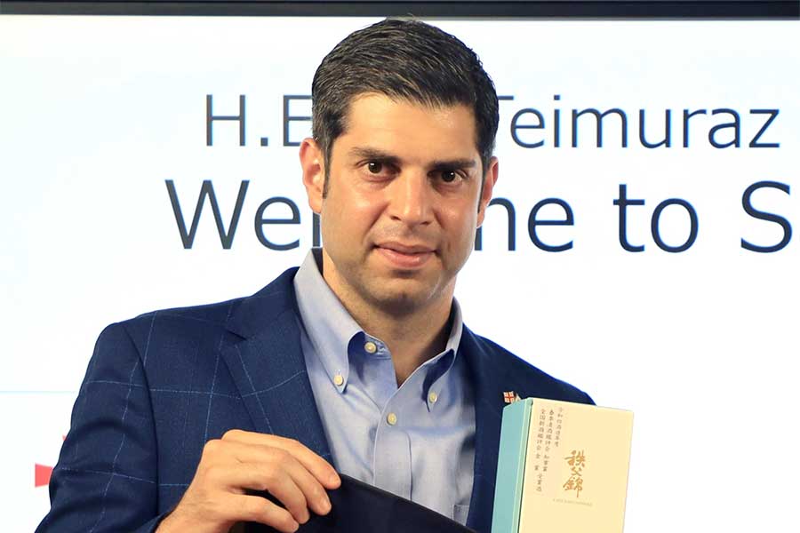 ジョージア大使のティムラズ・レジャバさん【写真：産経新聞社】