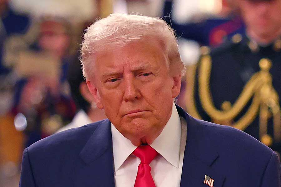 日本を訪問したドナルド・トランプ大統領【写真:産経新聞社】