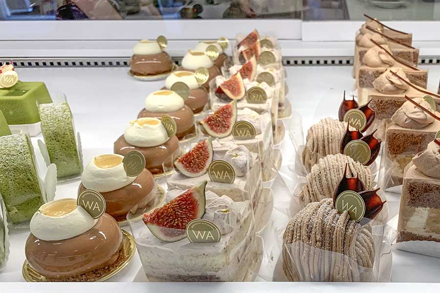 「一番きれいだった」と心奪われた「WA Cafe」のケーキ【写真:Hint-Pot編集部】