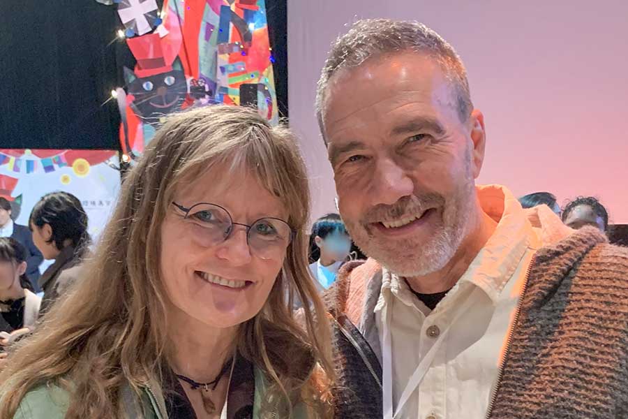 ノルウェーから来た(左から)アニータさんとクラウスさん【写真:Hint-Pot編集部】