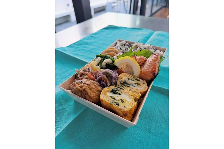 滝沢眞規子さんが自画自賛したお弁当（スクリーンショット）