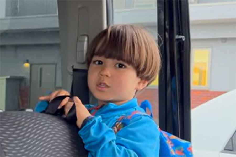 Amiさんの次男・リノくん（スクリーンショット）