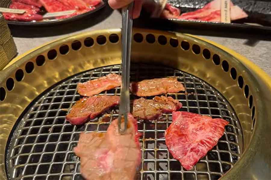 日本の焼肉に感動（スクリーンショット）