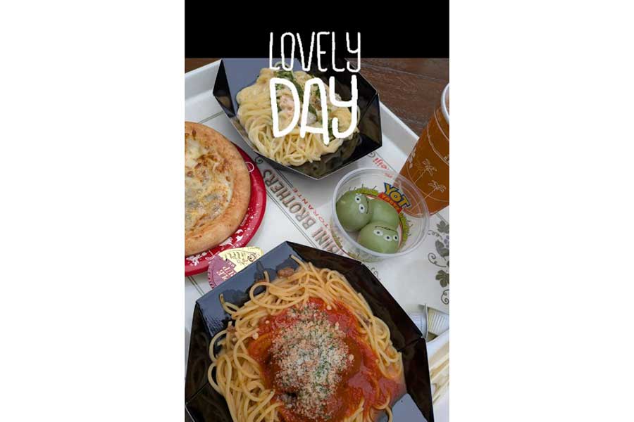 中村仁美さんと次男が東京ディズニーシーを満喫（スクリーンショット）