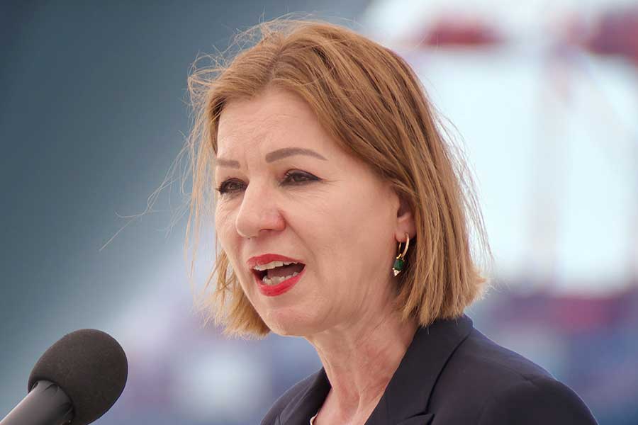 ペトラ・ジグムント駐日ドイツ連邦共和国特命大使【写真：Aflo】