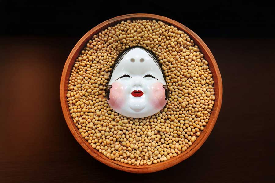 節分の「福」でおなじみの「おかめ」（写真はイメージ）【写真：写真AC】