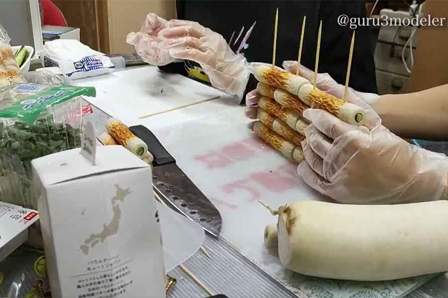 制作途中の様子（スクリーンショット）