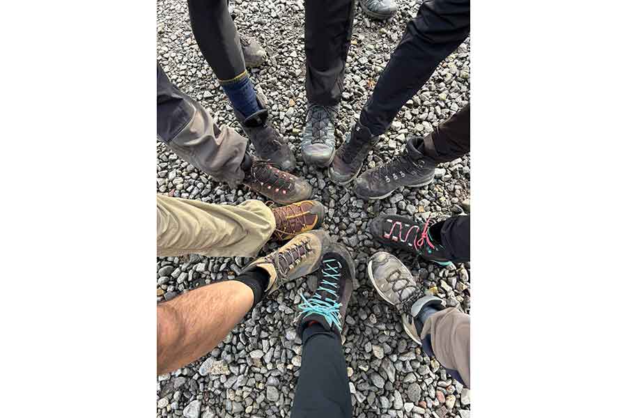 仲間たちとともに、安全な登山を心掛けて楽しんでいる【写真提供:なの@山の記録(@bokka_lemon)さん】