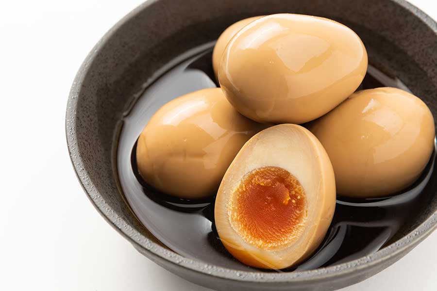 「おいしかった」と感動した煮卵（写真はイメージ）【写真：PIXTA】