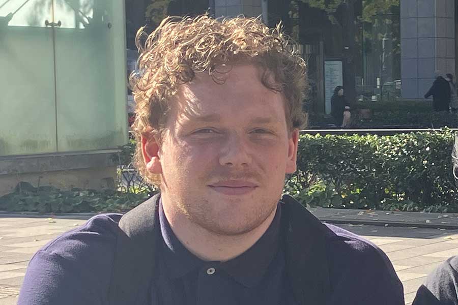 オーストラリアから来たジョシュさん【写真:Hint-Pot編集部】