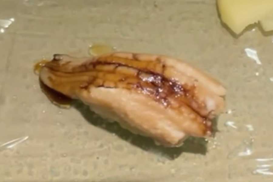 アナゴの握りに感動（スクリーンショット）