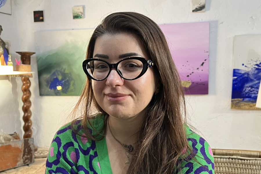 日本に半年間にわたって留学していたイタリア人のジョルジアさん【写真：Hint-Pot編集部】