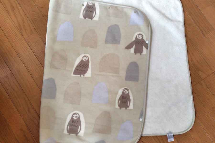 ずぅ少納言さんが実際に使っているブランケット【写真提供：ずぅ少納言（@zooming_zooming）さん】