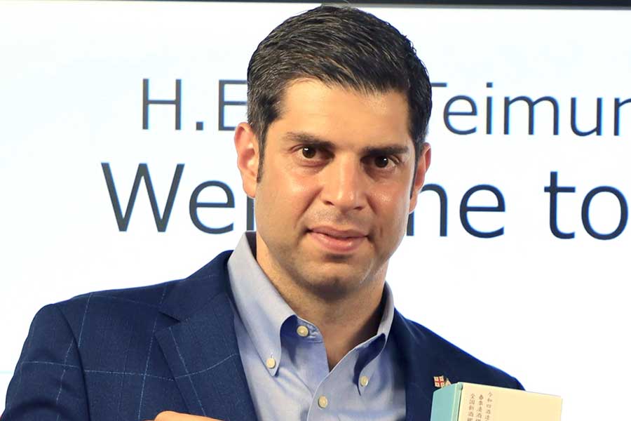 ジョージア大使のティムラズ・レジャバさん【写真：産経ビジュアル】