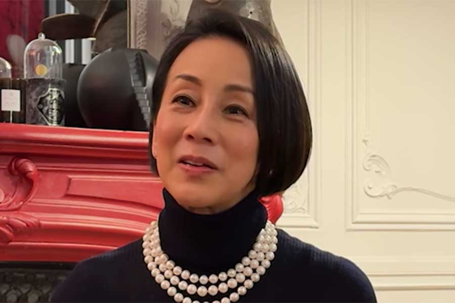 フリーアナウンサーの中村江里子さん（スクリーンショット）