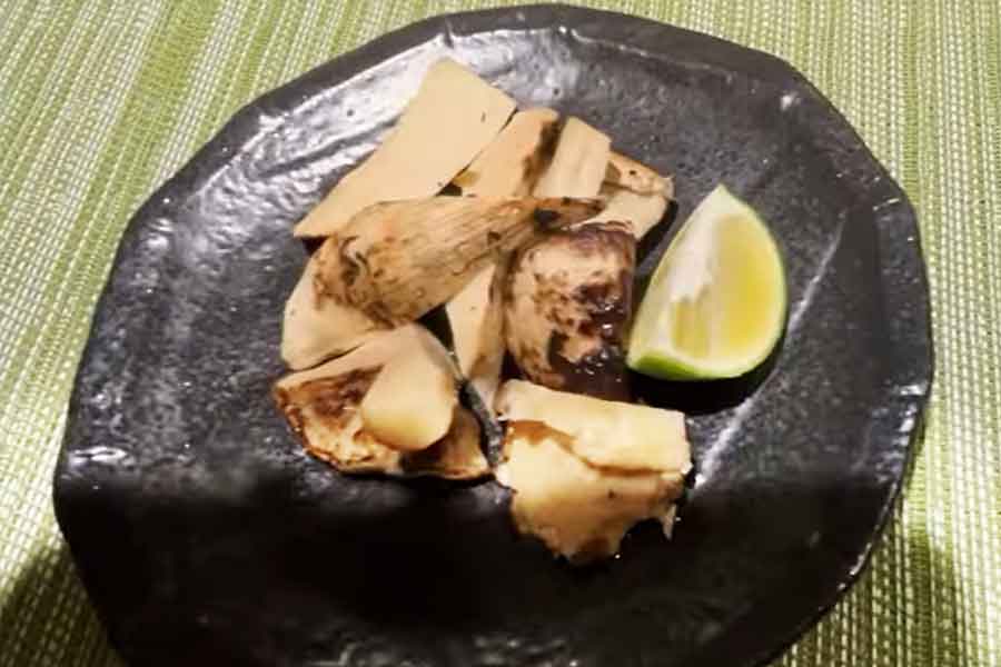 マツタケの味わいに感動（スクリーンショット）
