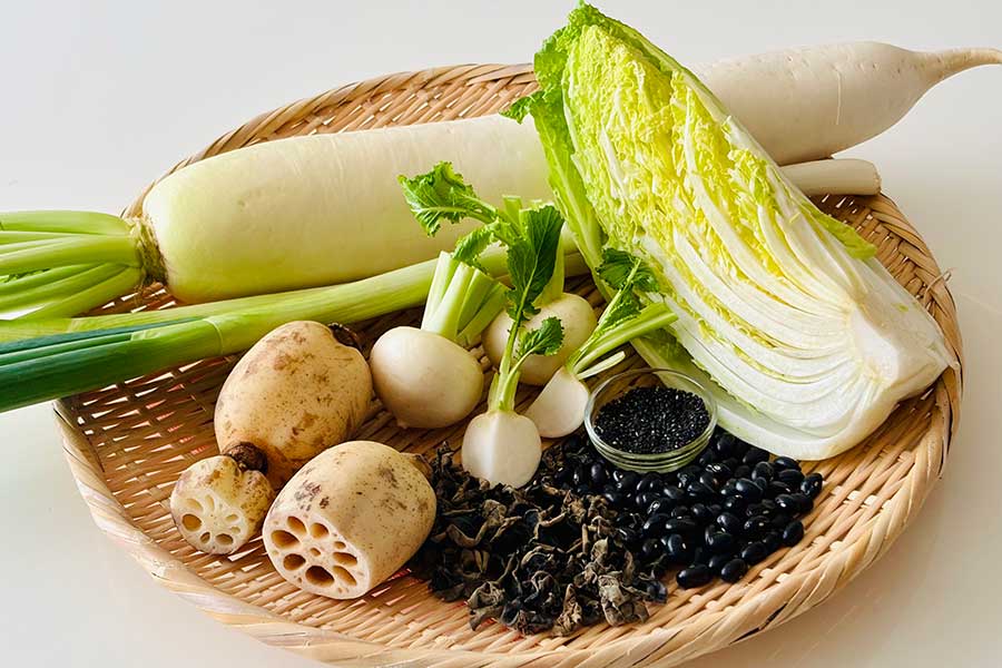 冬に積極的に取り入れたい“白と黒の食材”【写真提供：かみむら佳子】