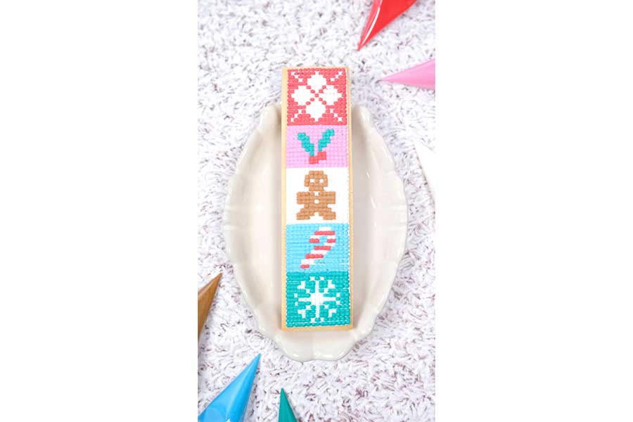 完成したアイシングクッキー【写真提供：まんなたぬき（@maaco414）さん】