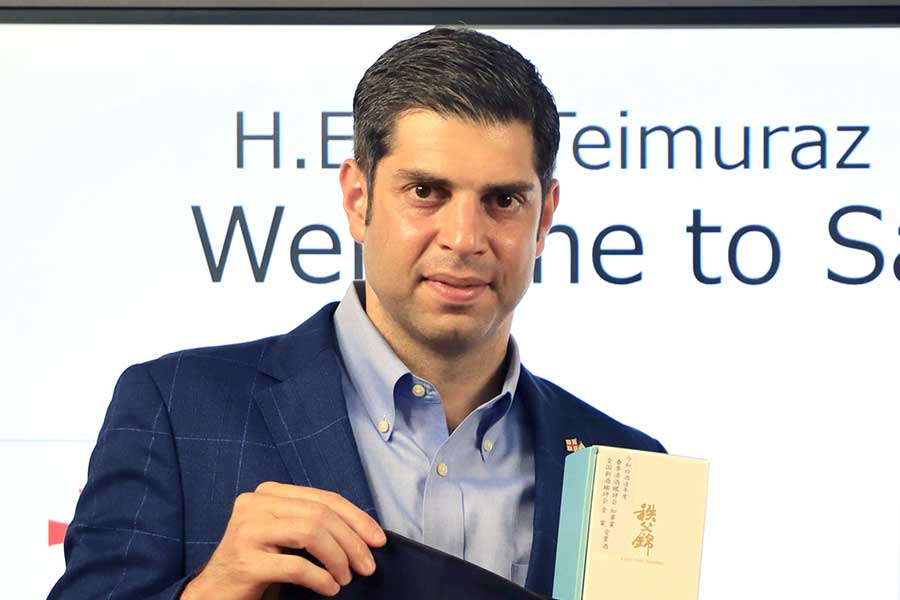 ジョージア大使のティムラズ・レジャバさん【写真：産経新聞社】