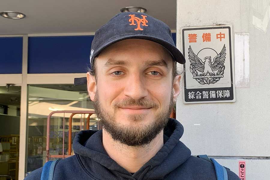 アメリカから来たオースティンさん【写真：Hint-Pot編集部】